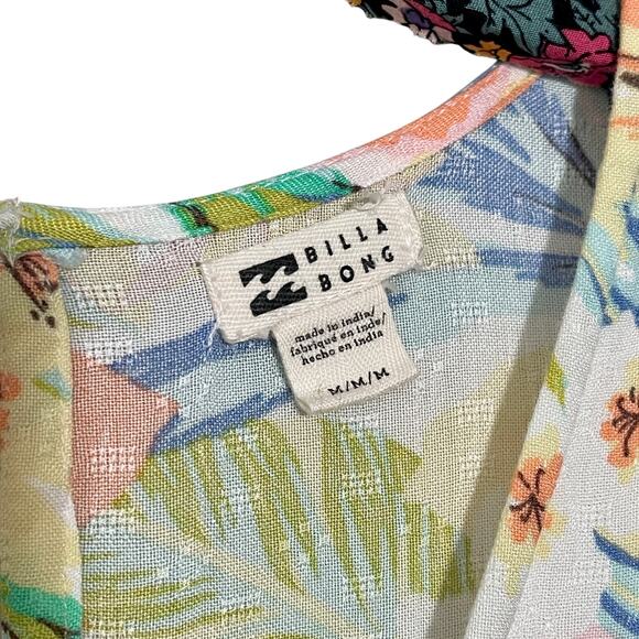 Billabong SZ M Jet Midi Dress Tropical Floral - Picture 6 of 8